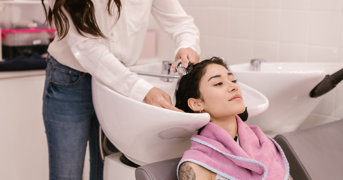 bac à shampooing double